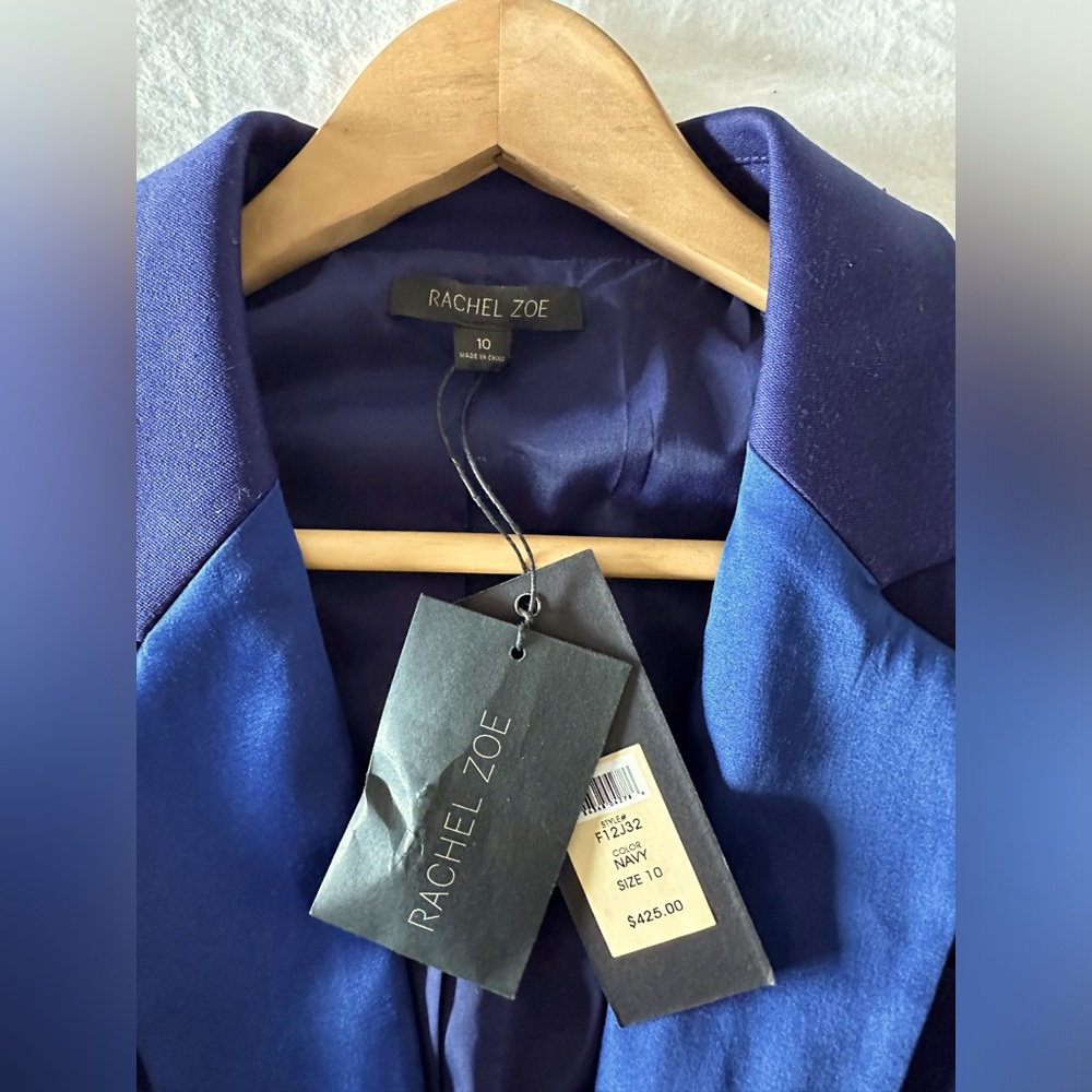 NWT - Rachel Zoe Tuxedo Jacket size 10 - Picture 2 of 6